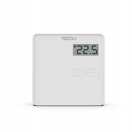 Przewodowy regulator pokojowy termostat do pieca kotła biały LED sterownik temperatury